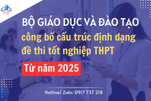 Bộ Giáo dục công bố cấu trúc định dạng đề thi tốt nghiệp THPT từ năm 2025